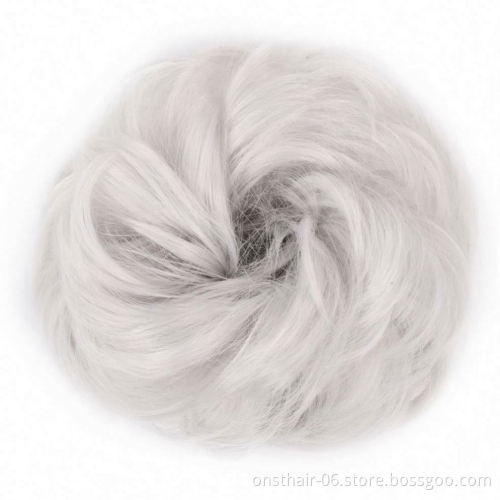 MYZYR Natural Hair Chignon 30g Synthetic Donut Hair Bun Pad Popular High Side Bun Trendiest Updos for Medium Length Hair